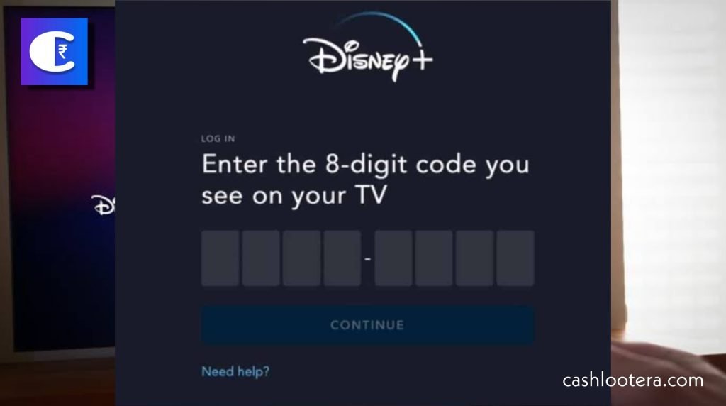 Disneyplus.com Login/Begin 8 Digit Code