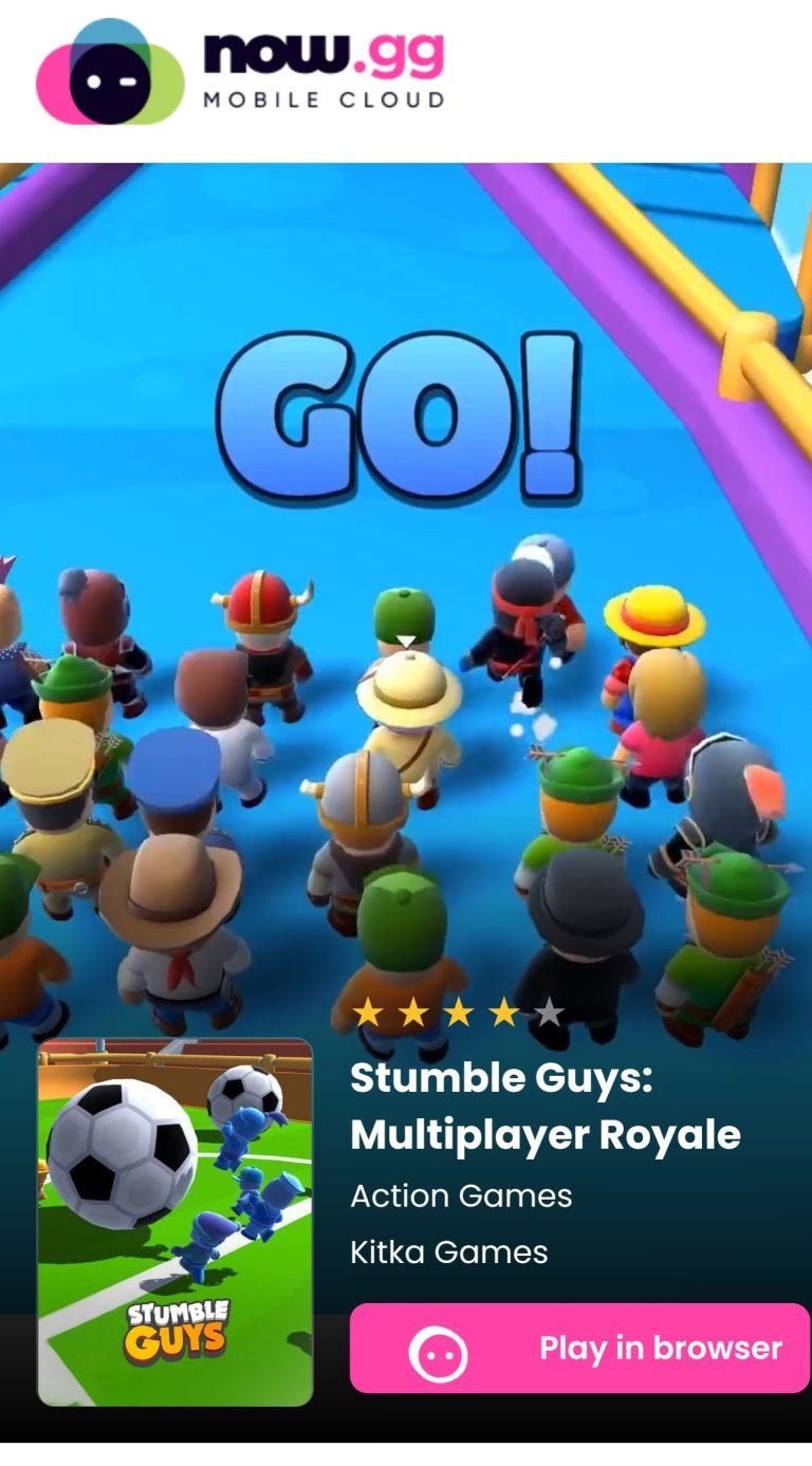 Now.gg Stumble Guys, Play Stumble Guys Unblocked FREE 2024