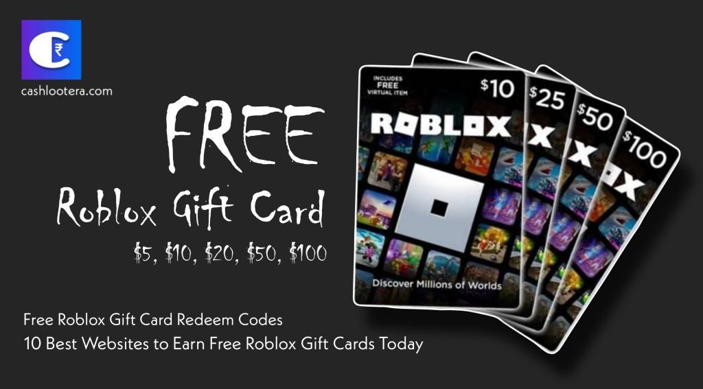 Weekend Party Giveaway's Offers Free Robux Gift Cards to these