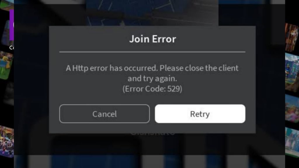 Fix Roblox Error Code 529